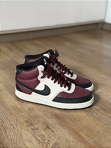 NIKE COURT VISION MID (vinho)