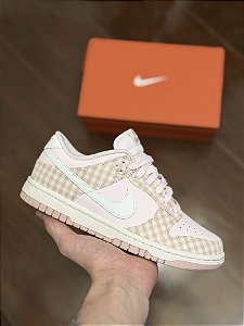NIKE DUNK LOW “Pearl Pink Gingham”