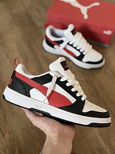 PUMA REBOUND V6 (Black/white/red)