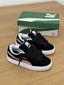 PUMA SUEDE XL (preto/salmão)
