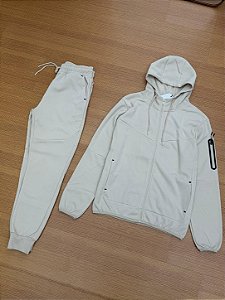 CONJUNTO MOLETOM TECH (creme)