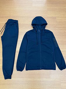 CONJUNTO MOLETOM TECH (azul marinho)
