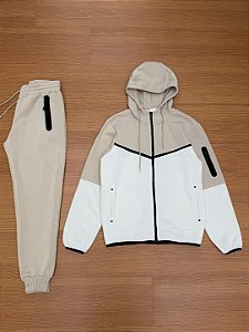 CONJUNTO MOLETOM TECH (creme/bege)