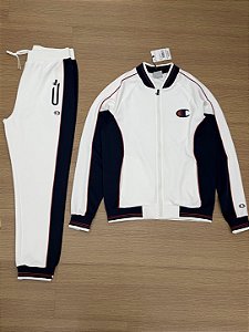 CONJUNTO CHAMPION TRACKSUIT “Two Tones Satin Patch”