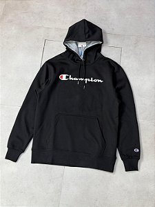 MOLETOM CHAMPION “Script” (preto)