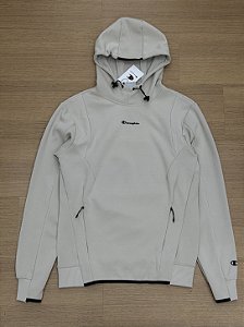 MOLETOM TECH CHAMPION “Mini Script Logo” (Beige)
