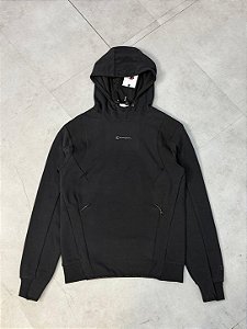 MOLETOM TECH CHAMPION “Mini Script Logo” (preto)