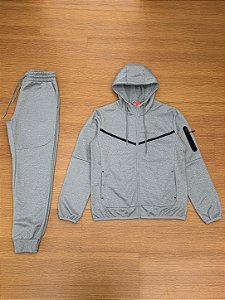 CONJUNTO MOLETOM TECH (cinza mescla)