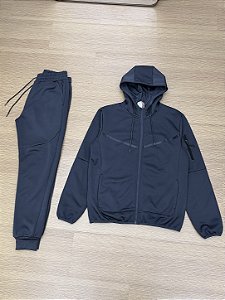 CONJUNTO MOLETOM TECH (cinza chumbo)