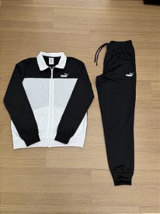 CONJUNTO PUMA 2026 COLORBLOCK (preto/branco)