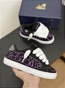 TESLA HERTZ ART (black/white/purple)