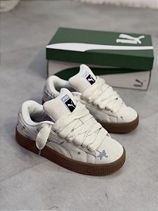 PUMA SUEDE XL SPLATTERS (vapor gray)