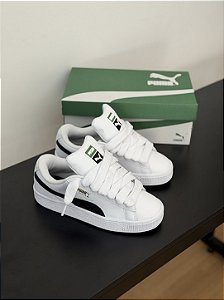 PUMA SUEDE XL LTH (branco/preto)