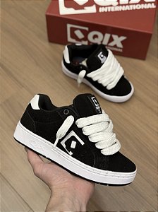 QIX COMBAT SUEDE (preto/branco)