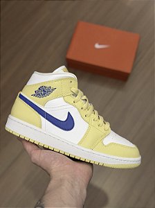 JORDAN 1 MID “Lemon Washington Lapis”