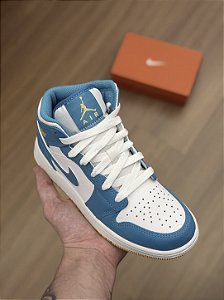 AIR JORDAN 1 MID (GS) “Aquatone”