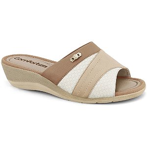 Tamanco Comfortflex -  Madri Bicolor
