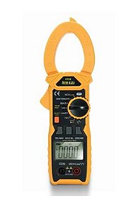 ALICATE AMPERIMETRO DIGITAL HA-3677 DISPLAY 6000 CONTAGENS AC/DC  TRUE RMS NCV LIVE VFC LowZ CAT III 600V