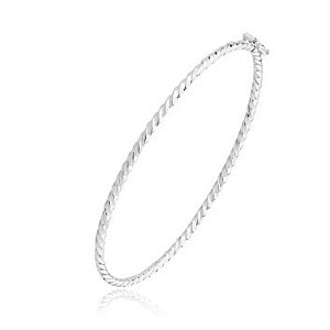 Bracelete Torcido Prata 925