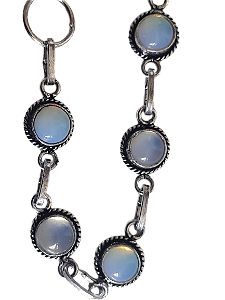 Pulseira Opalina Prata 800 Folheado