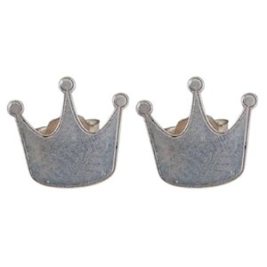 Brinco Coroa Lisa Prata 925