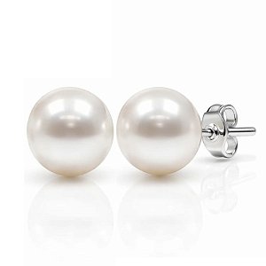 Brinco Pérolão 10 MM Prata 925