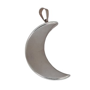 Pingente Lua Eletroformação de Prata 925