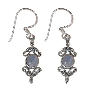 Brinco Pedra da Lua de Prata 925