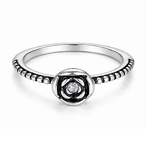 Anel Flor de Bali de Prata 925