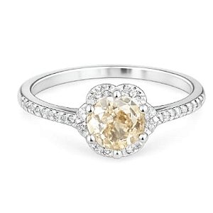 Anel Fancy Yellow Nuvem de Prata 925