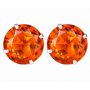 Brinco Aperol Spritz Laranja de Prata 925