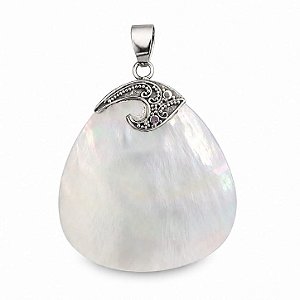 Pingente Madrepérola Boho Prata 925
