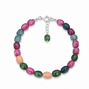 Pulseira Turmalina Prata 925