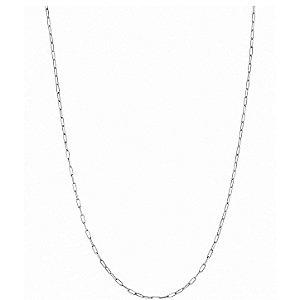 Corrente Cadeado 50 cm Prata 925