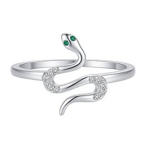 Anel Serpente Prata 925