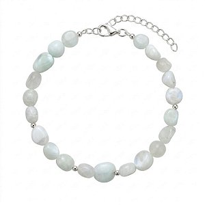 Pulseira Água Marinha de Prata 925