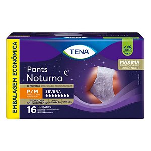 ROUPA ÍNTIMA TENA PANTS NOTURNA MEGA - 16 unid.