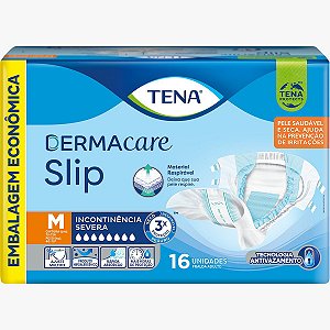 FRALDA GERIÁTRICA TENA SLIP DERMACARE  - 16 unid.