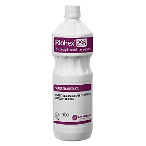 Antisséptico Riohex 2% Solução Alcoólica 1l - Rioquimica