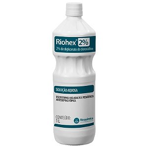 Antisséptico Riohex 2% Solução Aquosa 1l - Rioquimica
