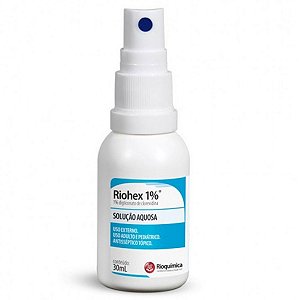 Antisséptico Riohex 1% Solução Aquosa 30ml Spray - Rioquimica