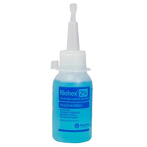 Antisséptico Riohex 2% Solução Alcoólica Colorido 100ml - Rioquimica