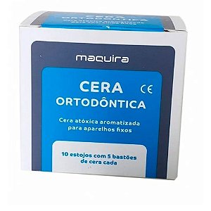 Cera Ortodontica Branca C/10 - Maquira