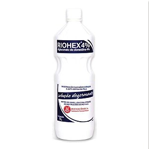 Antisséptico Riohex 4% Solução Degermante 1l - Rioquimica