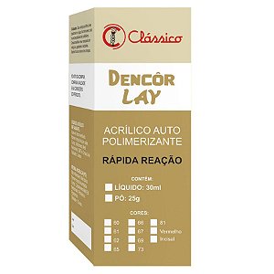 Resina Acrilica Dencor Lay Liquido 30ml - Classico