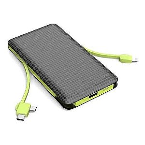 Power Bank Universal 10.000 Mah Carregador Celular Compatível Android e IPhone