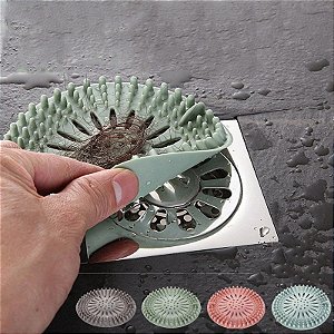 Tampa de Silicone Ralo Banheiro e Pia de Cozinha Korea Design
