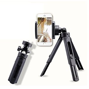 Tripé de Mesa TriPod Support Para Celular – Até 28 Cm