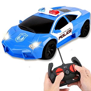 Carrinho de Policia + Controle Remoto