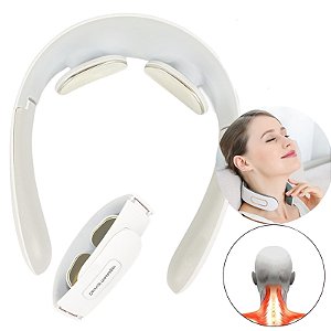 Massageador Cervical Elétrico Portátil De Pescoço